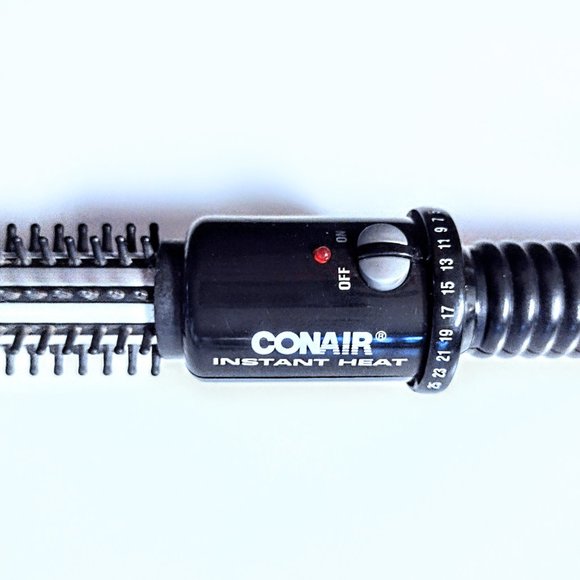 CONAIR 3/4" Styling Curling Brush ~ Swivel Cord ~ Instant Heat, 25 Settings EUC! - Picture 4 of 9